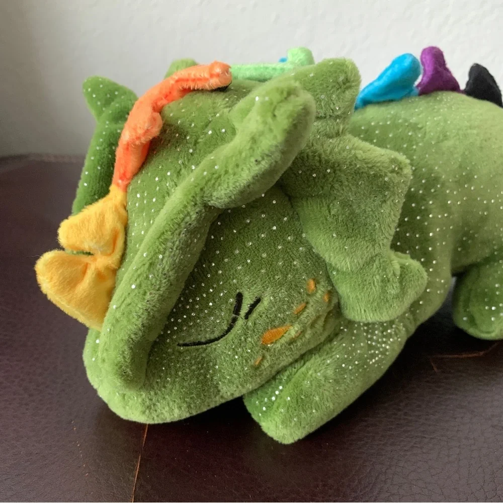 New 13” Snug Arooz Green Dragon Crinkly Squeakly Toy for Dog